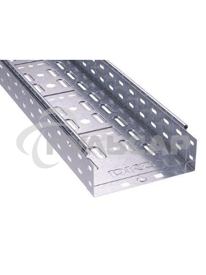 Лоток листовой перфорированный 300х80 L3000 сталь 0.8мм ДКС 35305