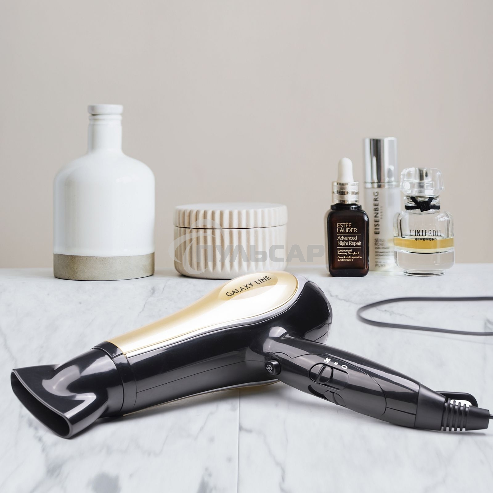 Фен Galaxy GL 4316 (2200 Вт, 2 скорости, 3 температурных режима, функция 