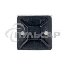 Площадка EKF plc-20x20-b самоклеящаяся (20х20мм.) черная (100шт.) EKF