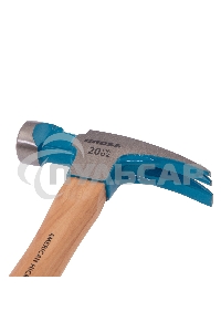 Молоток-гвоздодер,560 г, угол 75, магнит, обрезиненная рукоятка AMERICAN HICKORY GROSS