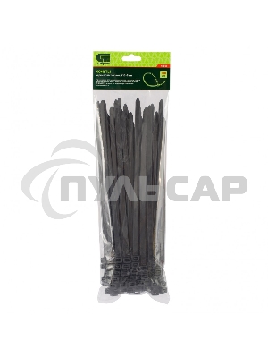 Хомуты, 250 х 8 мм, пластиковые, черные, 100 шт. Сибртех