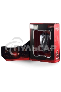 Мышь проводная Crown Gaming CMXG-600 черный, 2200 dpi, USB, кнопки - 6