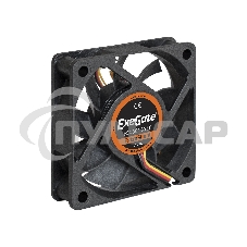 Вентилятор для корпуса ExeGate ExtraSilent ES06015S3P черный, 60 мм, 2500 об/мин, 17 дБ, 3 pin