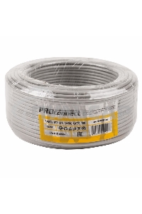 Кабель UTP PROconnect 4PR 24AWG, CU (медь), CAT5E, 100 МГц, PVC, серый, бухта 50 м