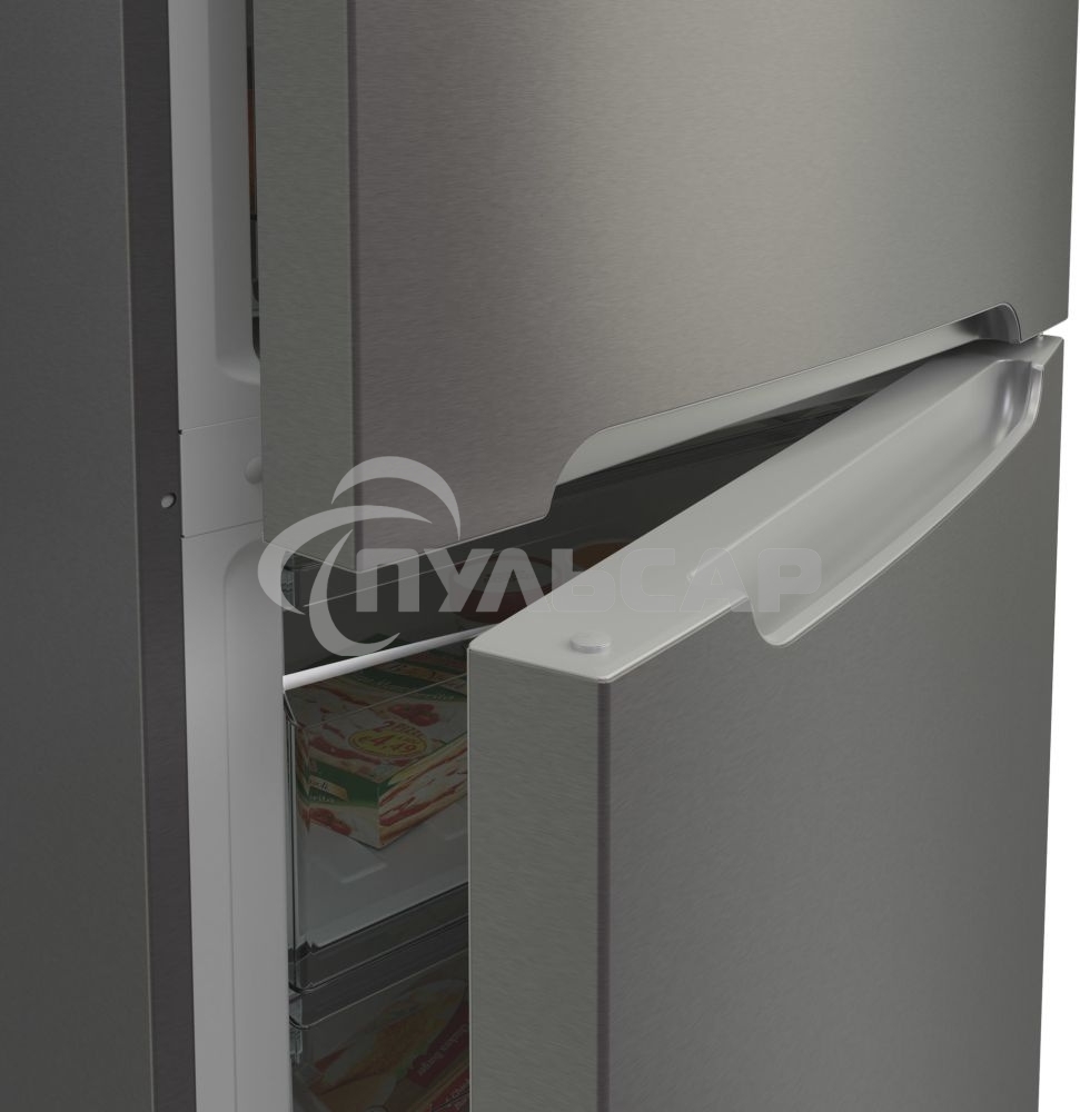 Холодильник Candy CCRN 6180S серебро двухкамерный 227/106л морозилка снизу, No Frost