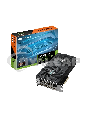 Видеокарта Gigabyte PCI-E 5.0 GV-N506TEAGLE OC-8GD 1.0 NVIDIA GeForce RTX 5060TI 8Gb 128bit GDDR7 2617/28000 HDMIx1 DPx3 HDCP Ret