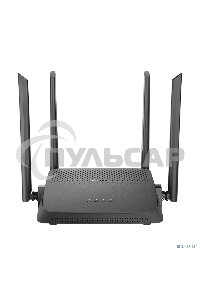 Роутер беспроводной D-Link DIR-825/RU/R7 (DIR-825/RU/R7A) AC1200 10/100/1000BASE-T черный