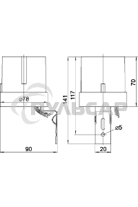 Фотореле ФР 602 5500ВА IP44 сер. ИЭК LFR20-602-4400-003