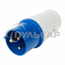 Вилка Rexant 023 переносная 2Р+РЕ 32А 220В IP44