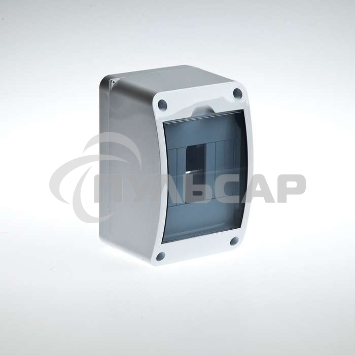 Бокс ОП Тусо 4мод. IP40 бел./прозрачная двер. Рувинил 68304