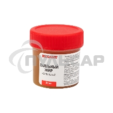 Флюс для пайки Rexant, паяльный жир НЕЙТРАЛЬНЫЙ, 20 мл, банка, блистер