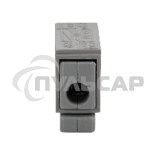 Строительно-монтажная клемма СМК 224 для светильника на 1 проводник (1,0-2,5)/(0,5-2,5) мм², серая (100 шт./уп.) Rexant