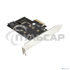 Переходник ExeGate EXE-509 M.2 B key + M.2 M Key -> PCI-Ex4/SATA