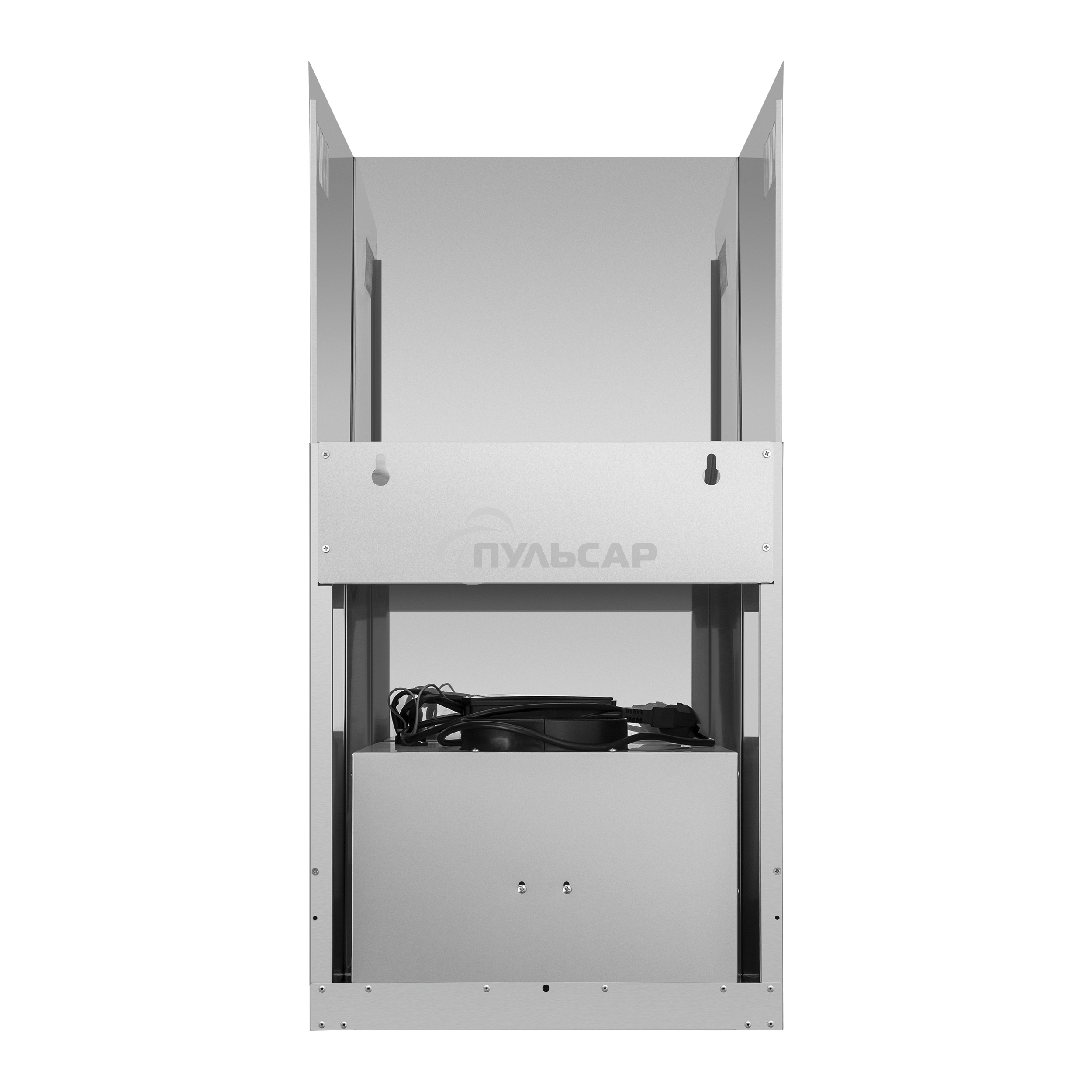 Вытяжка пристенная островная Maunfeld Box Push 40 нержавеющая сталь, 40 см, 1000 куб. м/ч, 60 дБ