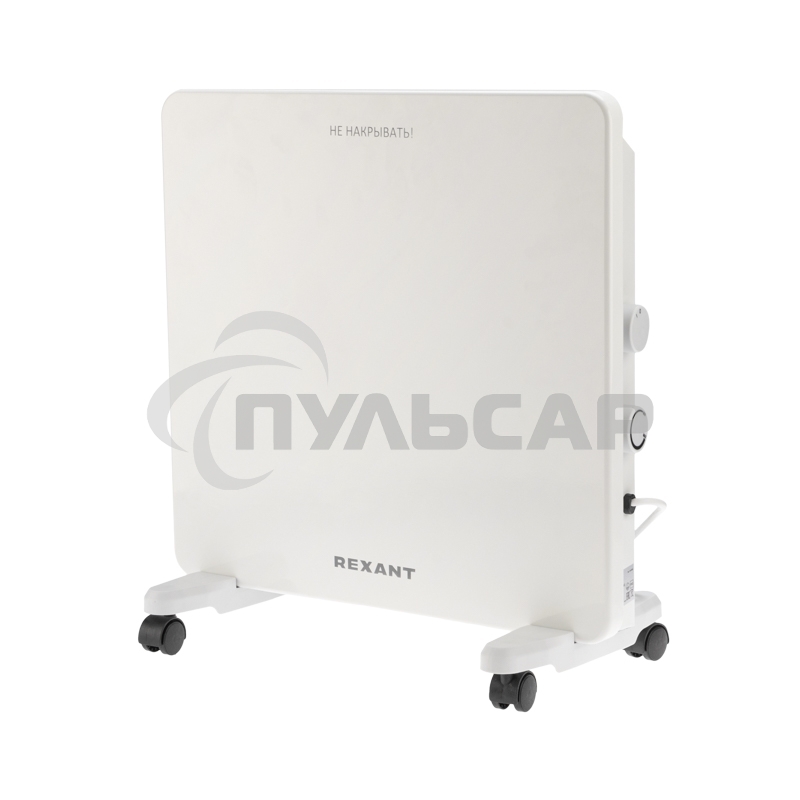 Конвектор Rexant 60-0093, белый, 1000 Вт, 15 м2, механический термостат