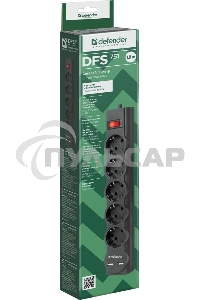 Сетевой фильтр Defender 1.8M DFS 751 5OUTL.