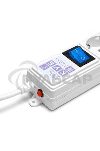 Фильтр-удлинитель PowerCube (SPG(5+1)-16B-3M) 6 розеток, 3м,16А/3,5кВт, белый