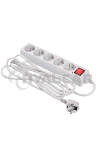 Сетевой фильтр Buro 500SL-3-G 3м (5 розеток) серый (пакет ПЭ)