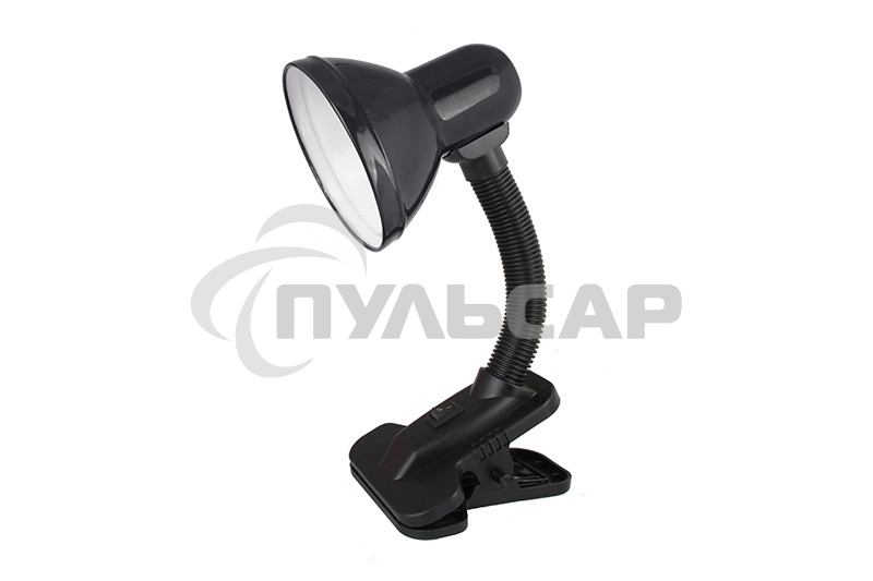 Светильник Ultraflash UF-320 C02 (12362) настольный на прищепке E27 черный 60Вт