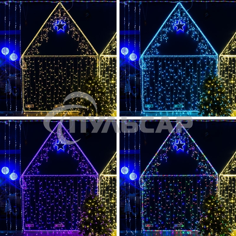 Контроллер с радиопультом Neon-night для RGB-гирлянд