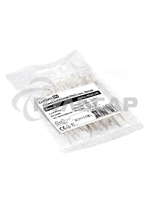 Стяжка (хомут) нейлоновая ExeGate EX293123RUS CV66-60x2.5W (нейлон 6.6, 60x2.5мм, неоткрывающаяся, halogen free, -40°C - +85°C, белая, 100 шт)