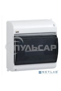 Бокс ОП КМПн 2/4 для 4 авт. выкл. прозр. крышка IP30 ИЭК MKP42-N-04-30-12