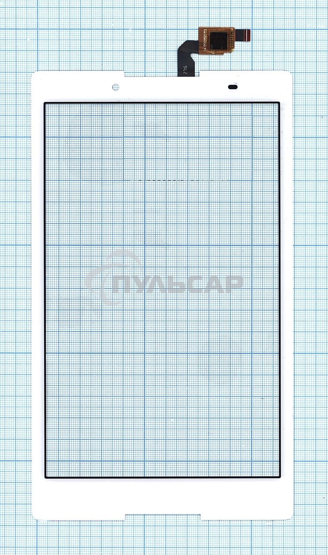 Стекло для Lenovo Tab 3 Tb3-850M / Tb3-850F белое