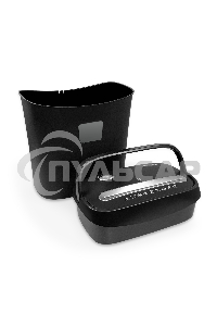 Шредер ГЕЛЕОС УД15-4, (DIN P-4), фрагмент 3,9х35мм, 8-10 лист (70г/м2), скобы, 15 литров