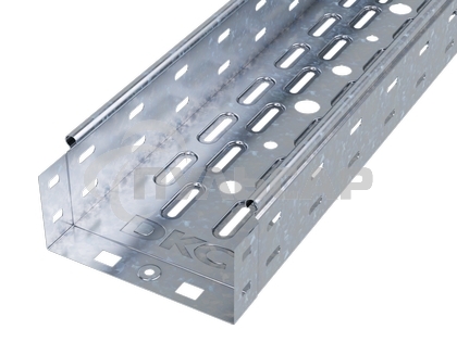 Лоток листовой перфорированный 100х100 L3000 сталь 0.7мм ДКС 35341