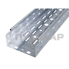 Лоток листовой перфорированный 100х100 L3000 сталь 0.7мм ДКС 35341