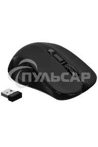 Мышь беспроводная Acer OMR010 черный, 1200 dpi, радиоканал, USB, кнопки - 3