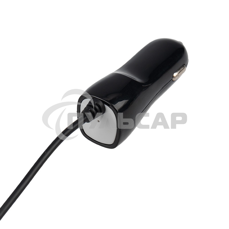 Автозарядка в прикуриватель Rexant microUSB (АЗУ) (5 V, 1000 mA) шнур спираль 1.2 м черный