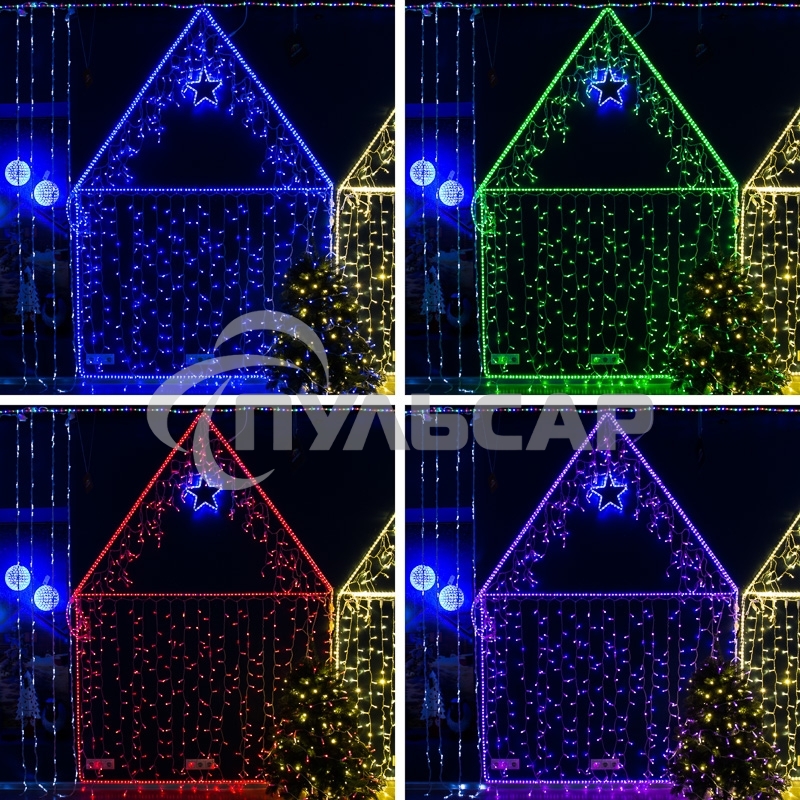 Контроллер с радиопультом Neon-night для RGB-гирлянд