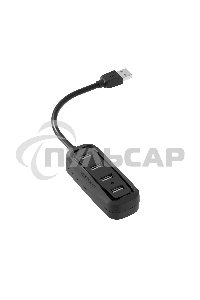Концентратор Vention VAS-J43-B100 (USB 2.0 на 4 порта черный - 1м.)
