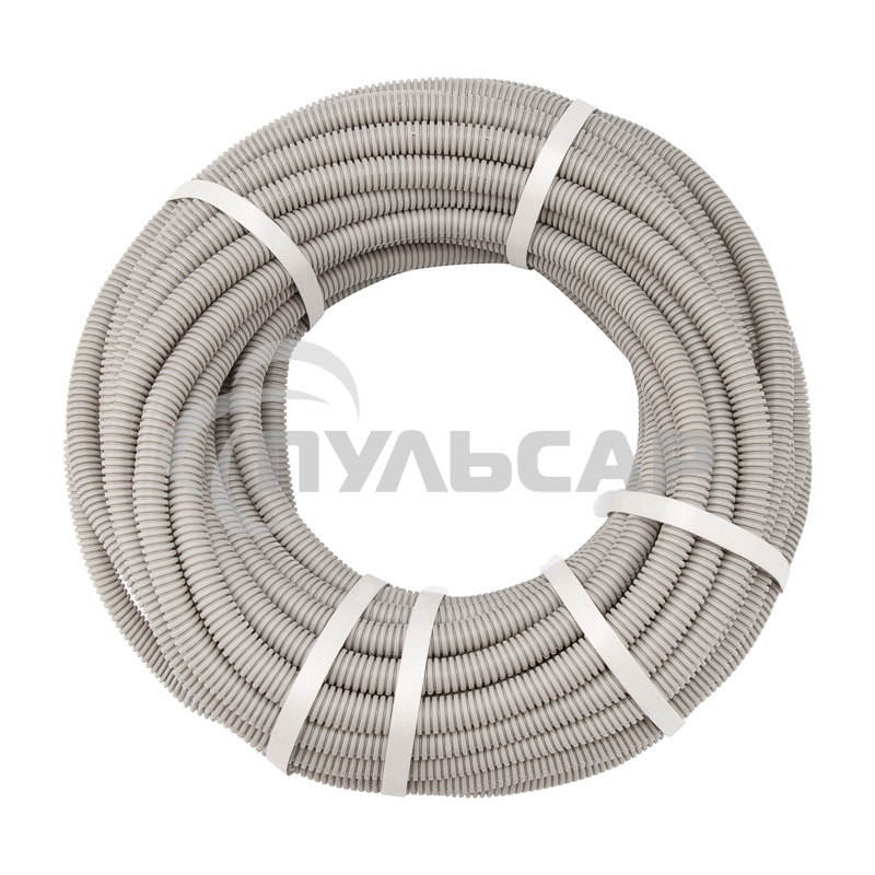 Труба гофрированная из ПВХ, с зондом, Ø25 мм Rexant