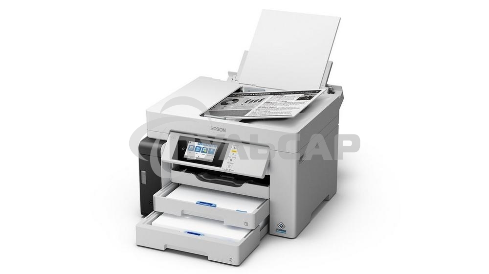 МФУ струйное EPSON M15180 (C11CJ41408), A3+, ч/б, печ. до 25 стр/мин., скан. до 26 стр/мин., 4800 x 1200 dpi (печать) 1200x1200dpi, USB, RJ-45, Wi-Fi, Air Print
