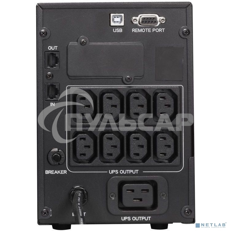 Источник бесперебойного питания Powercom Smart King Pro+ SPT-2000-II LCD 1600Вт 2000ВА черный