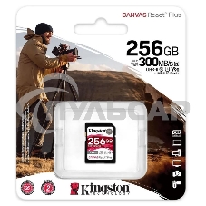 Флеш карта SDXC 256Gb Class10 Kingston SDR2/256Gb Canvas React Plus w/o adapter