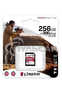 Флеш карта SDXC 256Gb Class10 Kingston SDR2/256Gb Canvas React Plus w/o adapter
