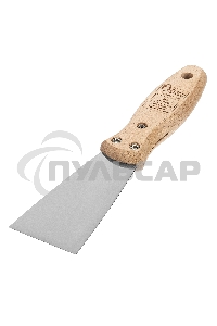 Шпательная лопатка Matrix из нержавеющей стали, 50 мм, буковая рукоятка, EFP