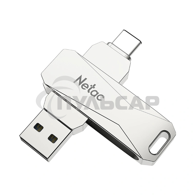 Флешка USB Netac U782C NT03U782C-032G-30PN dual USB 3.0+TypeC 32Gb, retail version
