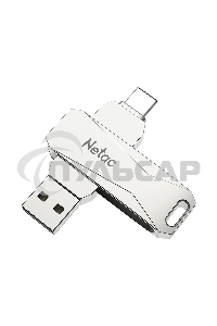 Флешка USB Netac U782C NT03U782C-032G-30PN dual USB 3.0+TypeC 32Gb, retail version