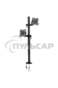 Настольное наклонно-поворотное крепление Kromax OFFICE-5, для 2-х LCD мониторов 13