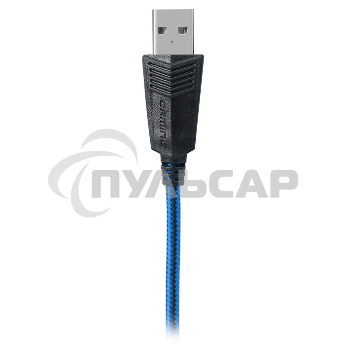 Гарнитура SVEN AP-U980MV, черный-синий (USB, LED, 7.1, 2.2m)