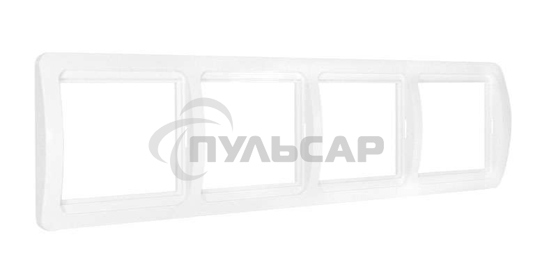 Рамка 4-м Валери гор. бел. UNIVersal ВР004Г