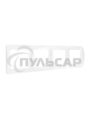 Рамка 4-м Валери гор. бел. UNIVersal ВР004Г