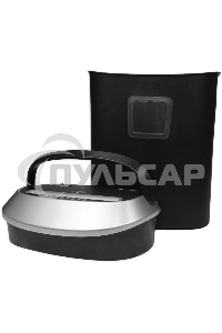 Уничтожитель документов ГЕЛЕОС УМ30-4, DIN P-4 (4 ур-нь секр.), фрагмент 3,8х35мм, 15-17 (70г/м2), CD/пл.карты/скрепки/скобы, 30 литров