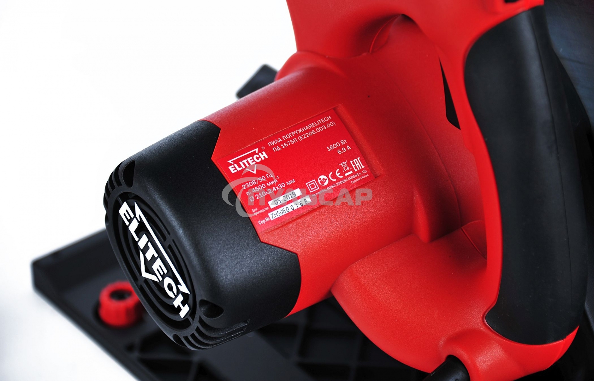 Циркулярная пила (дисковая) Elitech ПД 1675П (E2206.003.01) 1600Вт (ручная)