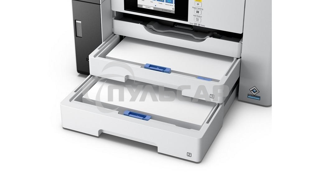 МФУ струйное EPSON M15180 (C11CJ41408), A3+, ч/б, печ. до 25 стр/мин., скан. до 26 стр/мин., 4800 x 1200 dpi (печать) 1200x1200dpi, USB, RJ-45, Wi-Fi, Air Print