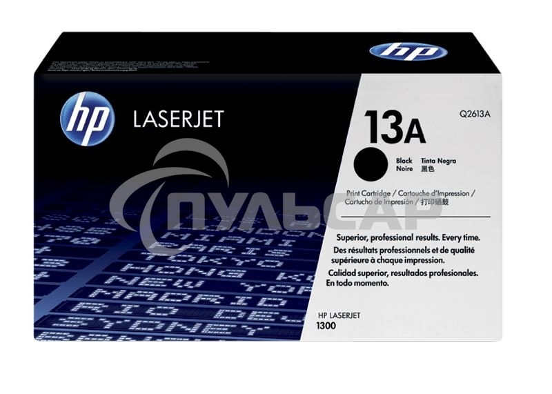 Картридж лазерный HP Q2613A черный LaserJet 1300 (2 500 стр.)